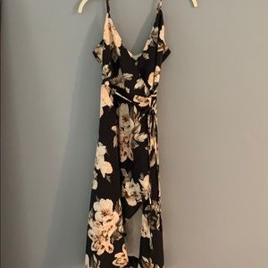 Strut & Bolt Floral Sleeveless Wrap Dress